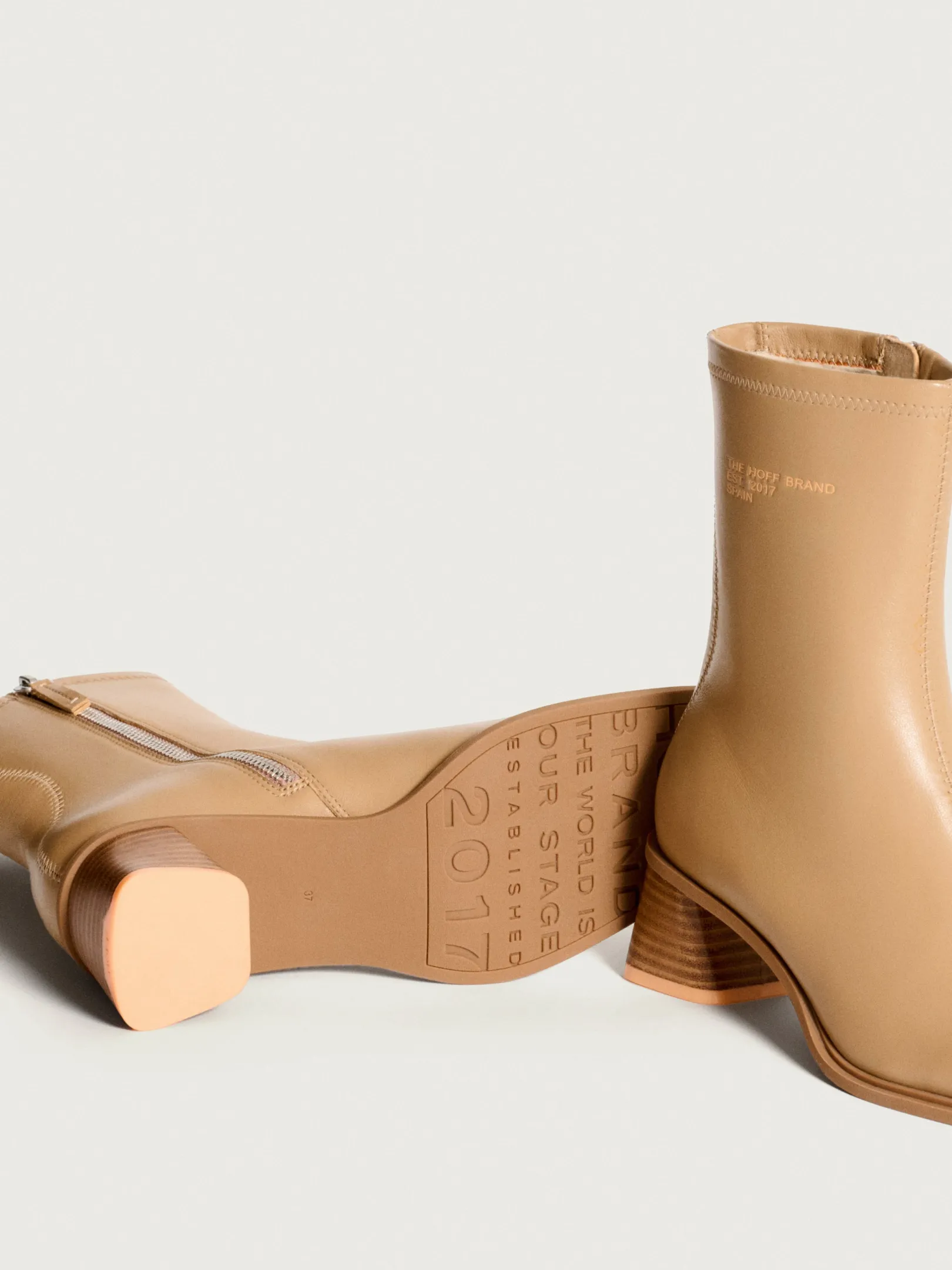 date_beige_heeled_ankle_b_3.webp HOFF Boots and ankle boots | DATE BEIGE HEELED ANKLE BOOT