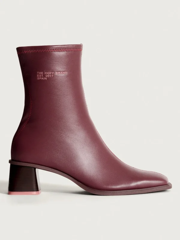 HOFF Boots and ankle boots | DATE BURGUNDY HEELED ANKLE BOOT
