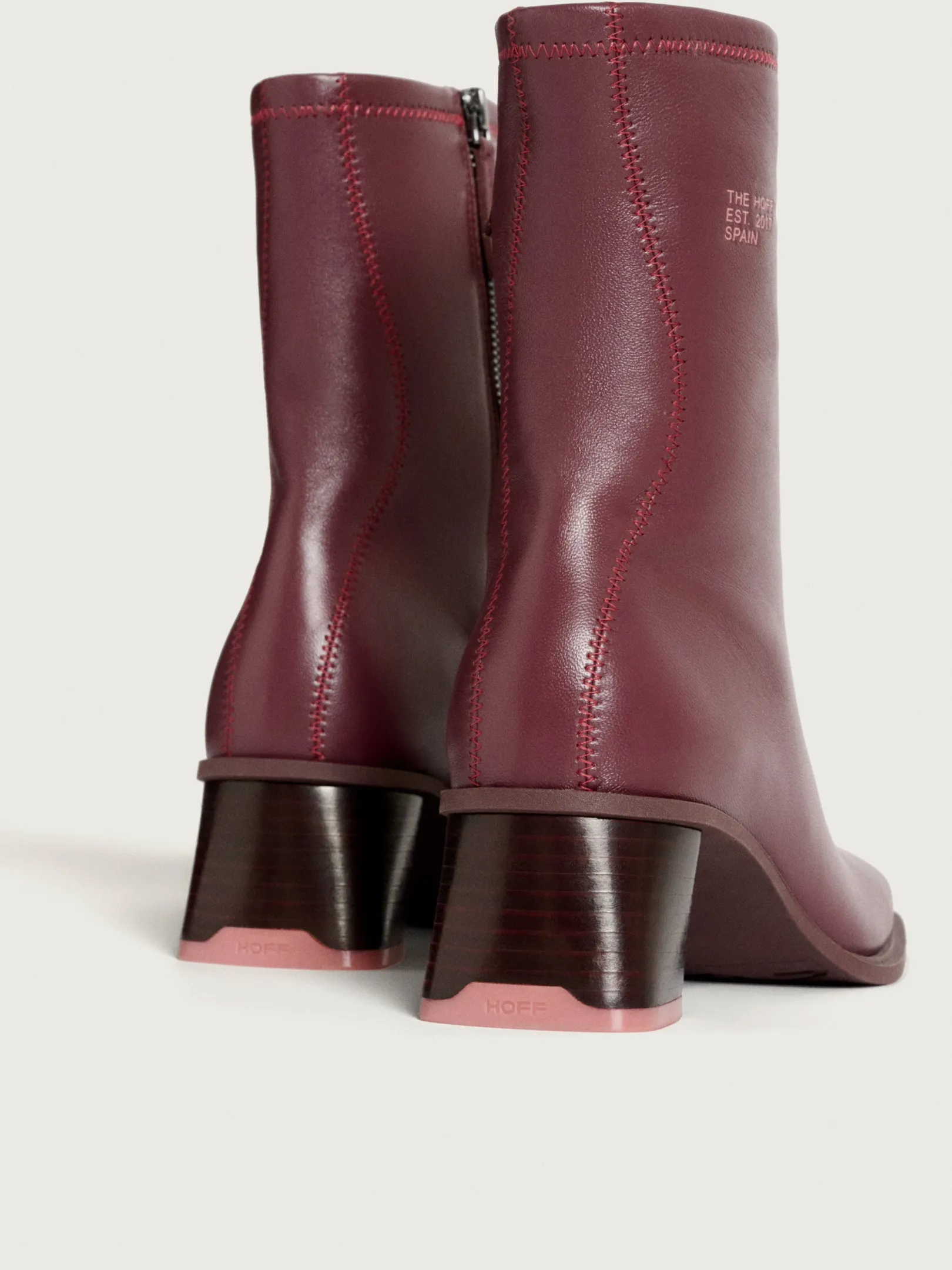 date_burgundy_heeled_ankl_2.webp HOFF Boots and ankle boots | DATE BURGUNDY HEELED ANKLE BOOT