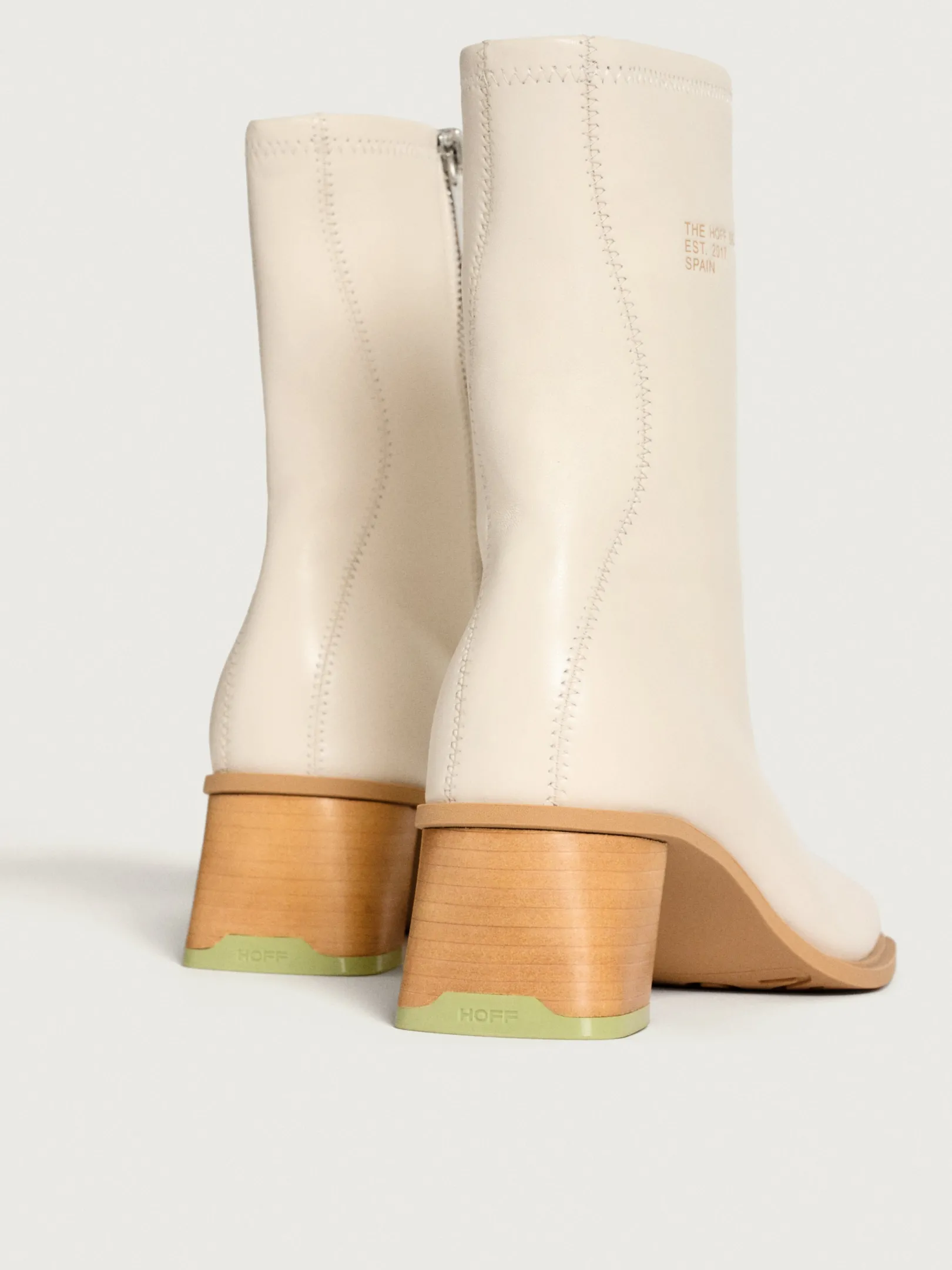 date_off_white_heeled_ank_2.webp HOFF Boots and ankle boots | DATE OFF WHITE HEELED ANKLE BOOT