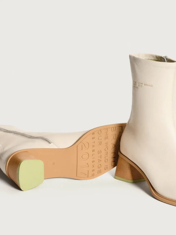 HOFF Boots and ankle boots | DATE OFF WHITE HEELED ANKLE BOOT