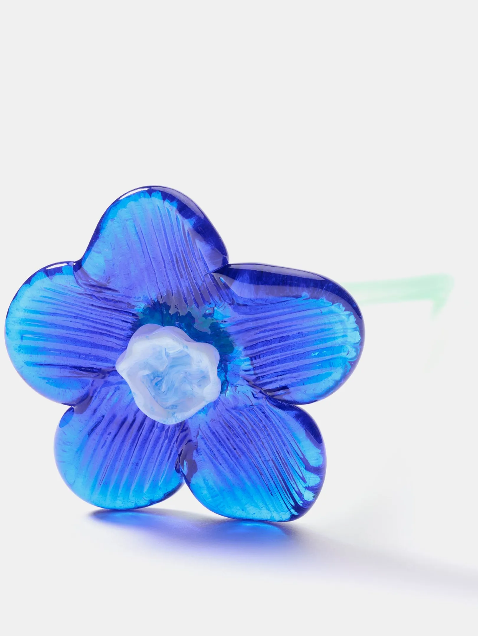mouthblown_crystal_flower_2-2.webp HOFF Deco | Deco | MOUTHBLOWN CRYSTAL FLOWER BLUE