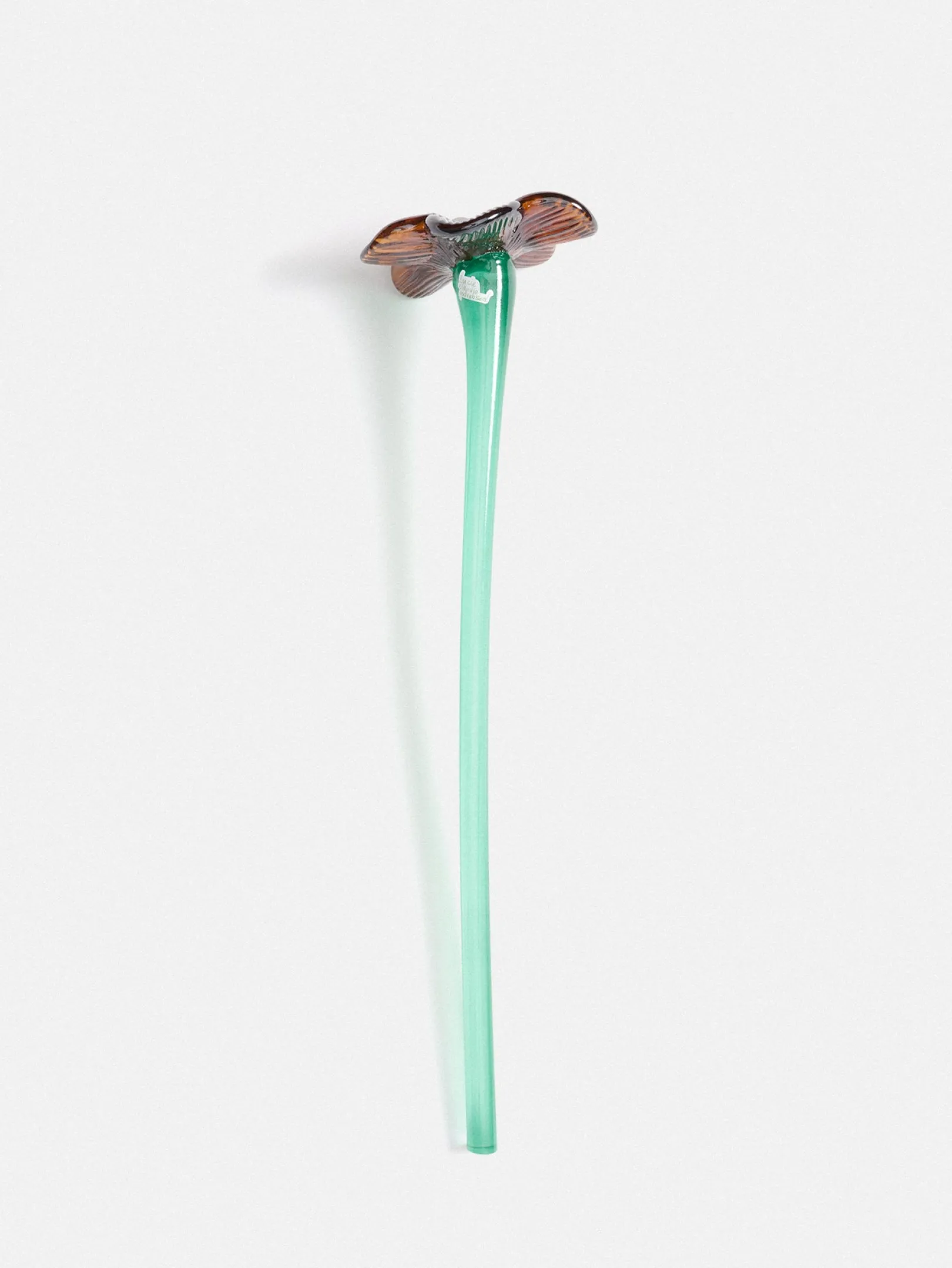 mouthblown_crystal_flower_3-3.webp HOFF Deco | Deco | MOUTHBLOWN CRYSTAL FLOWER BROWN