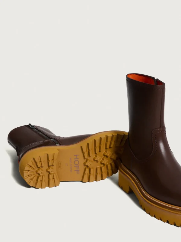 HOFF Boots and ankle boots | OFFICE BROWN LEATHER BOOT