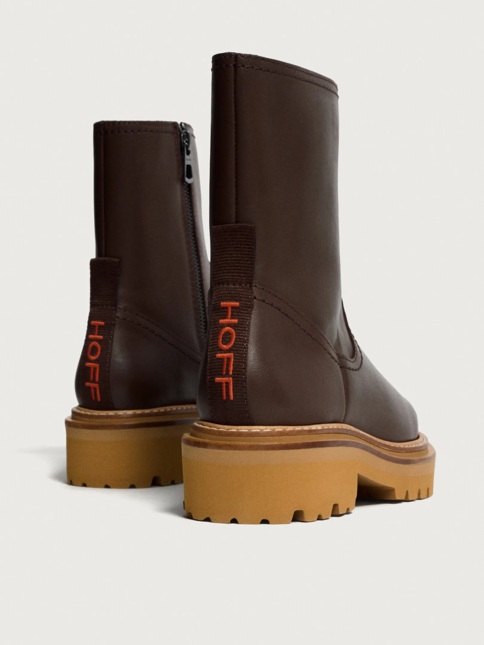 office_brown_leather_boot_3.webp HOFF Boots and ankle boots | OFFICE BROWN LEATHER BOOT