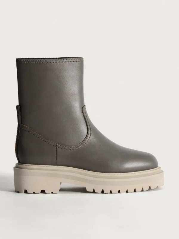 HOFF Boots and ankle boots | OFFICE GRAY LEATHER BOOT