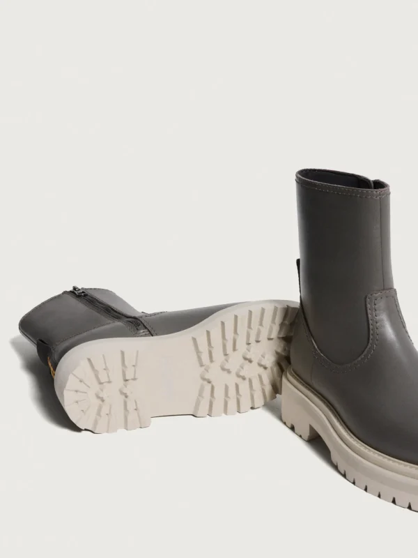 HOFF Boots and ankle boots | OFFICE GRAY LEATHER BOOT