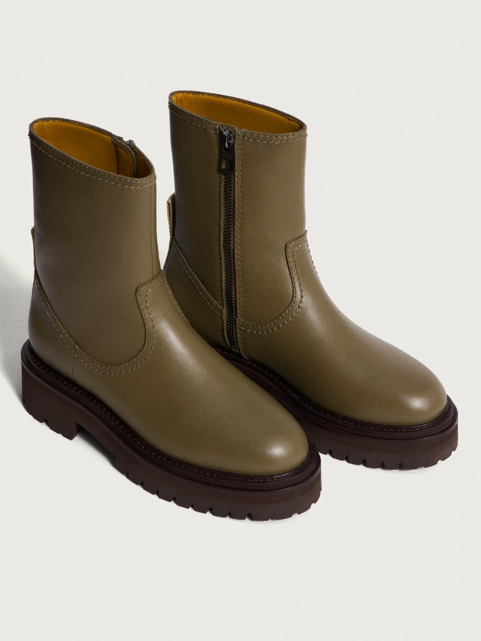 office_green_leather_boot_1.webp HOFF Boots and ankle boots | OFFICE GREEN LEATHER BOOT