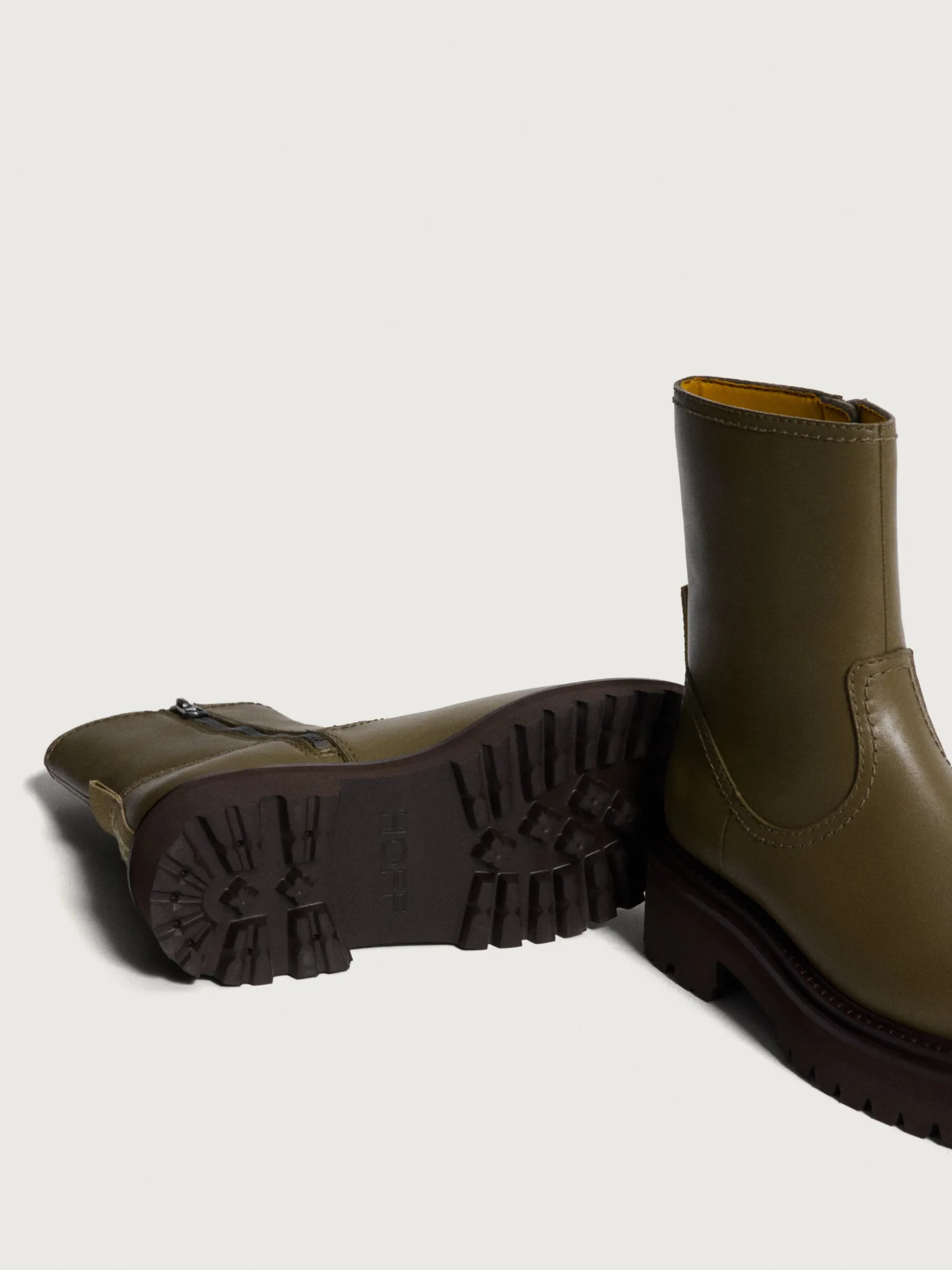 office_green_leather_boot_2.webp HOFF Boots and ankle boots | OFFICE GREEN LEATHER BOOT