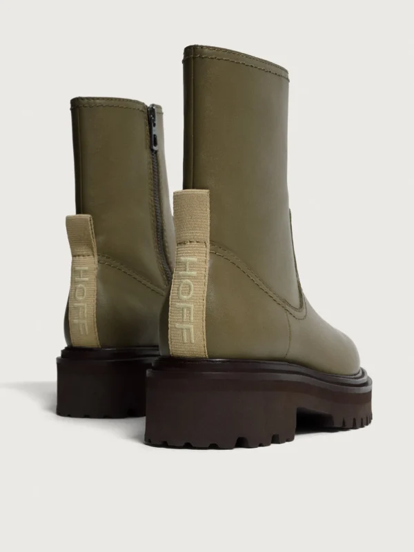 HOFF Boots and ankle boots | OFFICE GREEN LEATHER BOOT