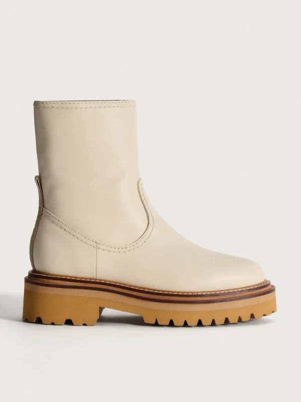 HOFF Boots and ankle boots | OFFICE OFF WHITE LEATHER BOOT