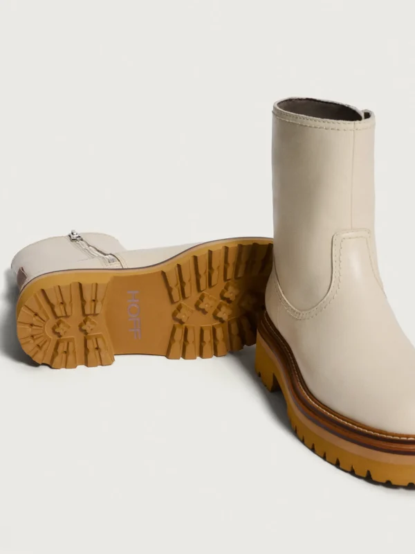 HOFF Boots and ankle boots | OFFICE OFF WHITE LEATHER BOOT